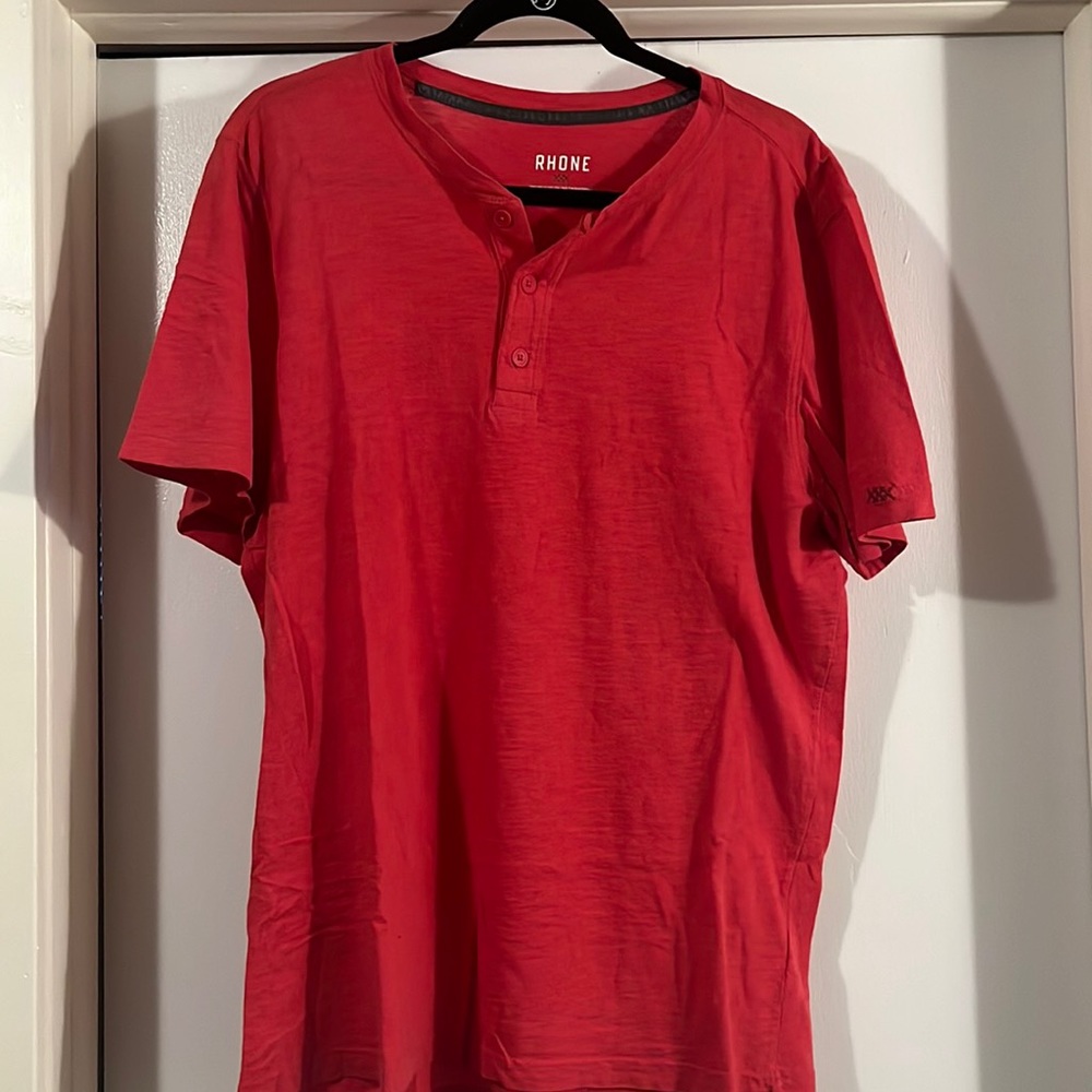 Rhone Tshirt Mens Large Red